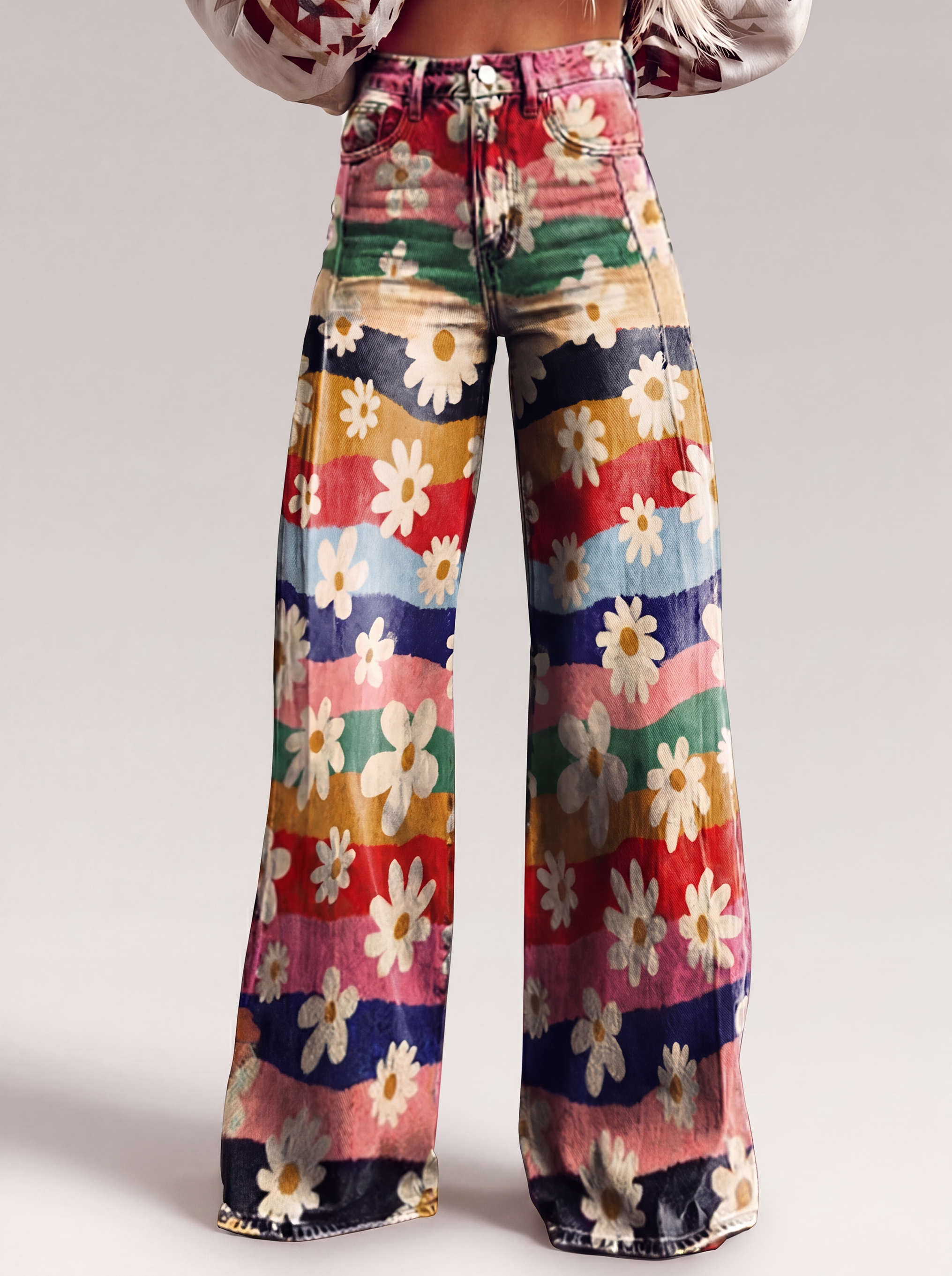 Leon | Elegantes pantalones florales