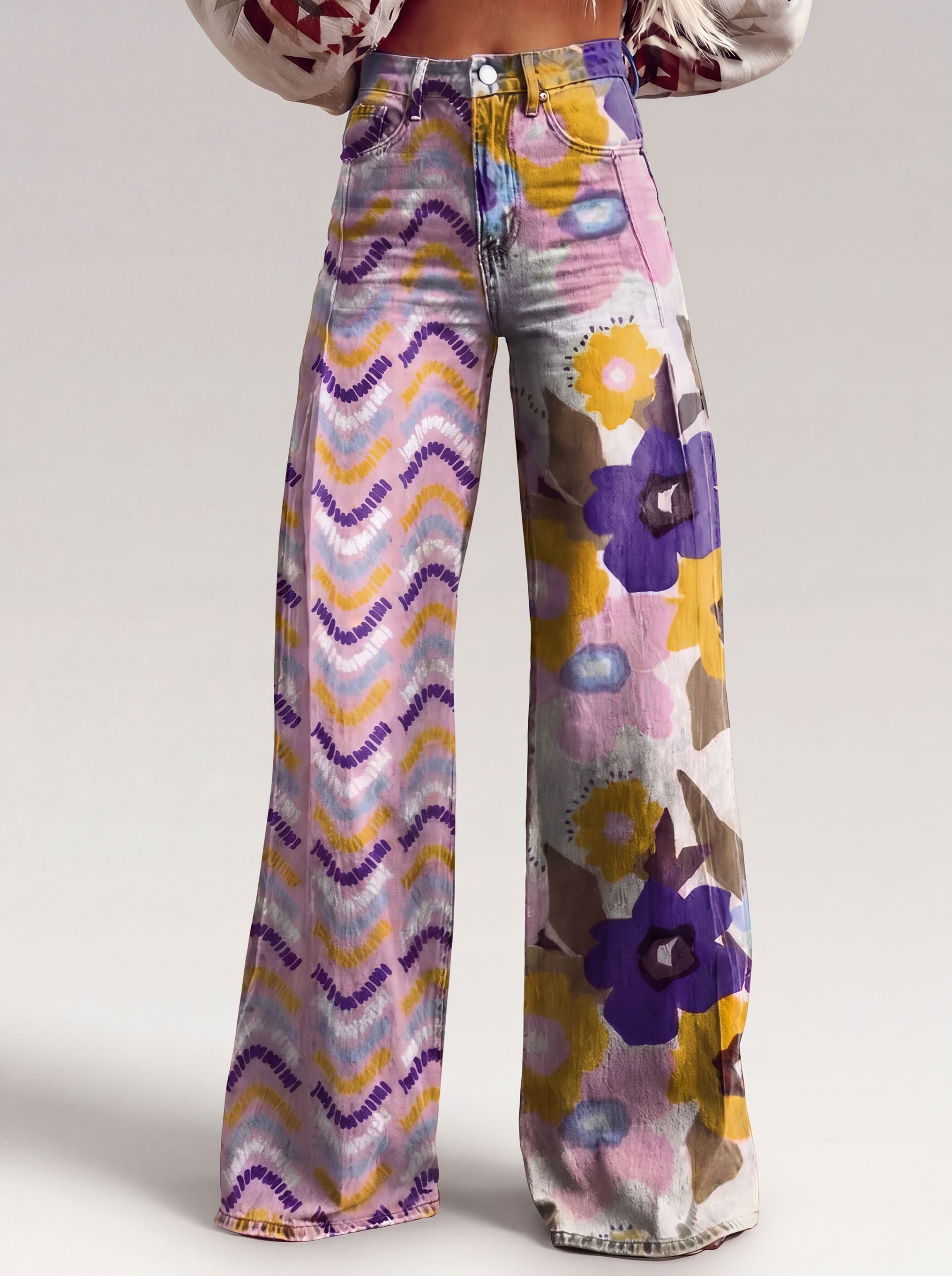 Isadora | Pantalones bohemios florales