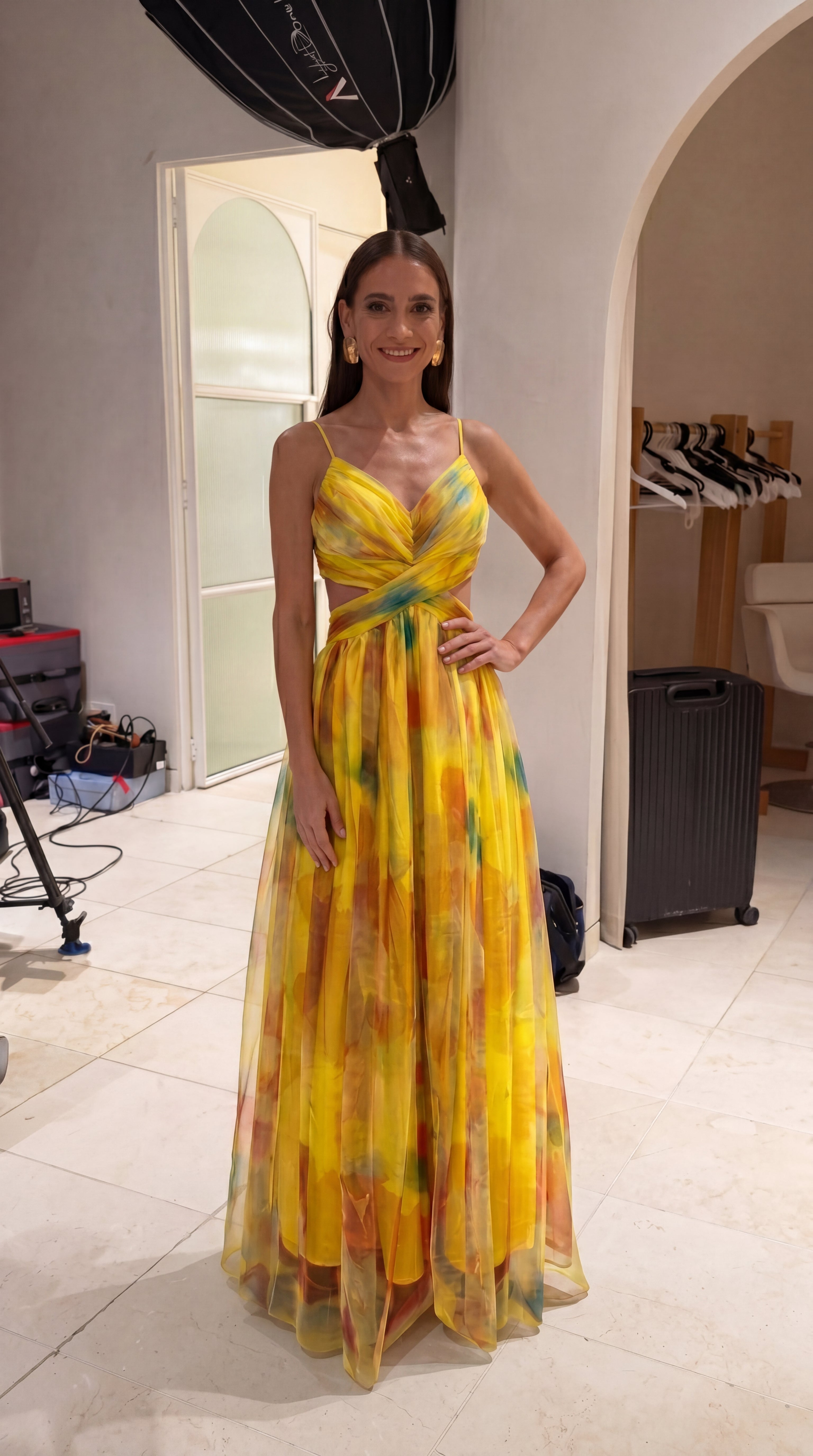 Giselle | Precioso vestido largo con estampado floral