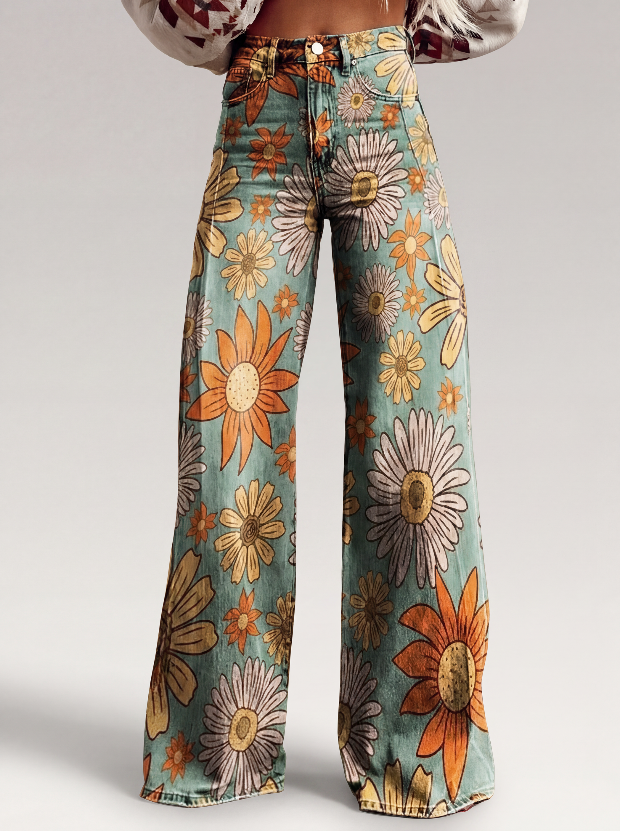 Cirilla | Pantalones palazo florales
