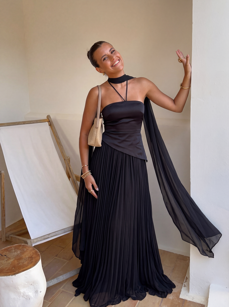 VESTIDO MAGNOLIA BURDEOS NERO