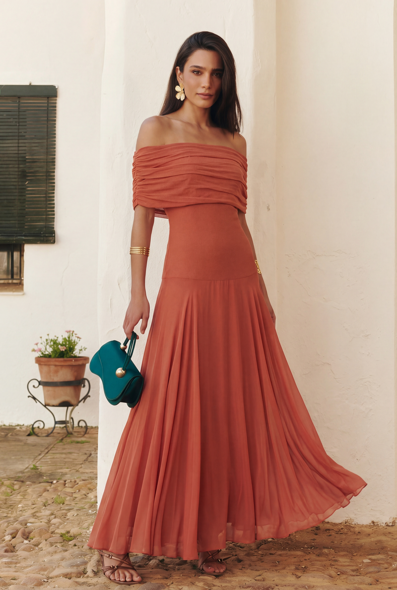 VESTIDO TOLEDO CORAL