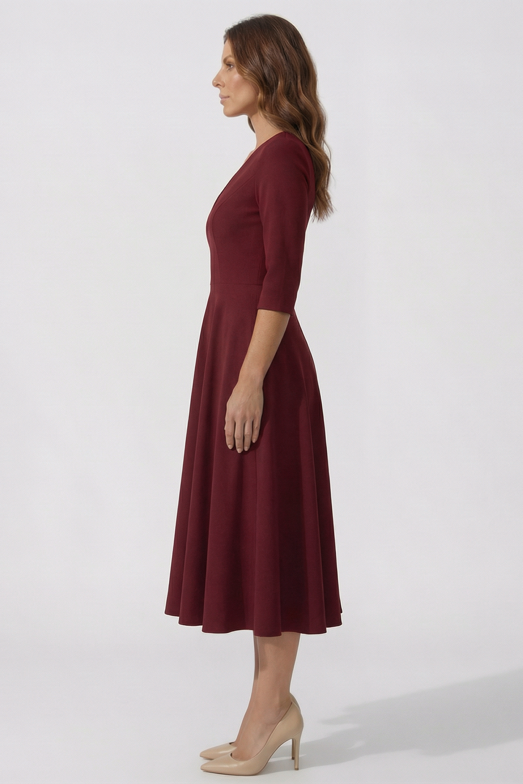 The Chiara | Vestido burdeos Lorenza Selection