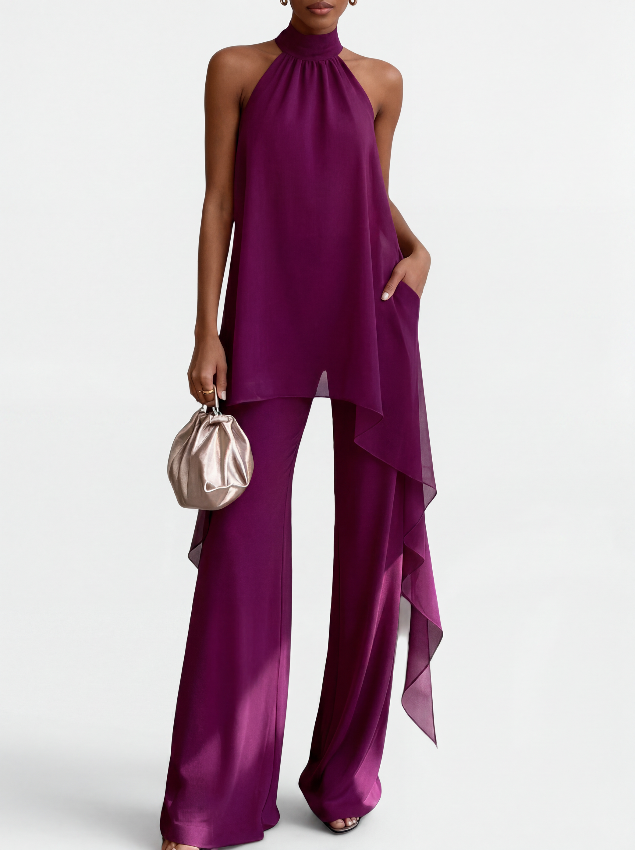 Clara | Completo elegante con scollo all'americana