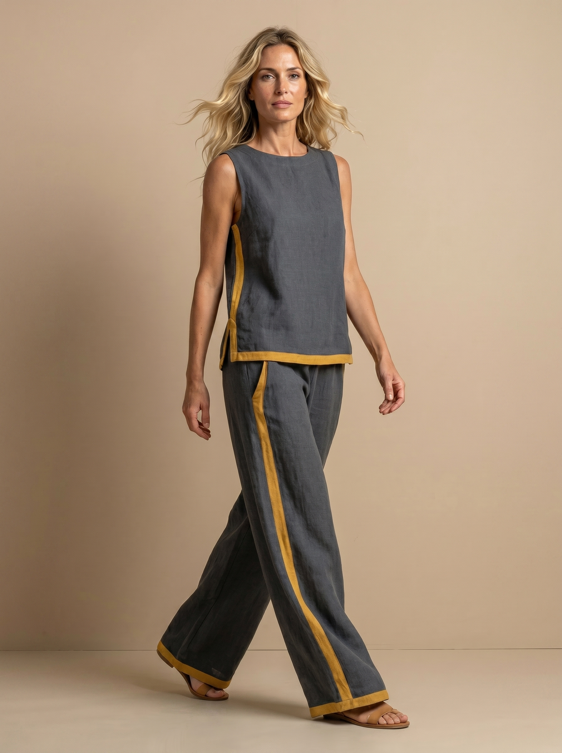 Paula | Completo in lino e cotone, comodo ed elegante