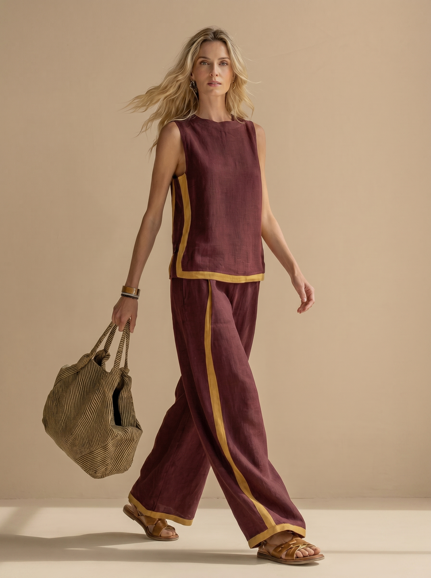 Paula | Completo in lino e cotone, comodo ed elegante