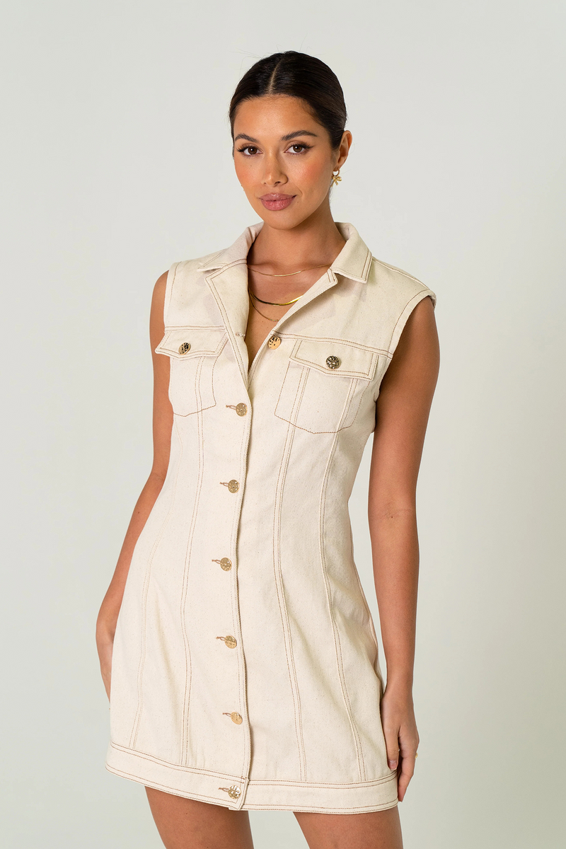 Abito a camicia in cotone Katherine Mini